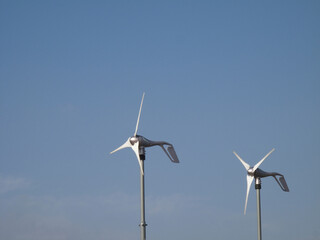 家庭用風力発電のプロペラ