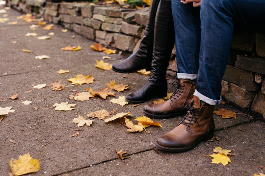 Fall feet.