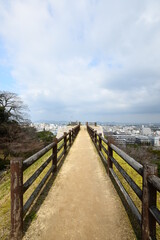 Fototapeta na wymiar 亀山城