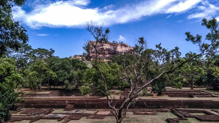 Obraz premium mountain sigiriya sri lanka