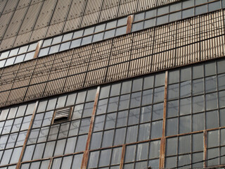 工場の採光窓