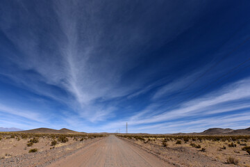 roads and landscapes of the Quebrada de Humahuaca in jujuy - Argentina 