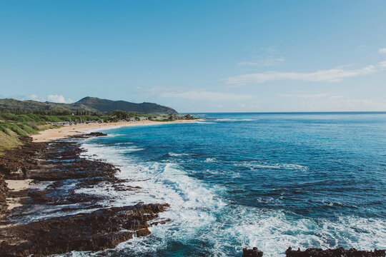 Beautiful view of Hawaii coast