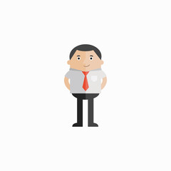young man avatar character design vector illustration