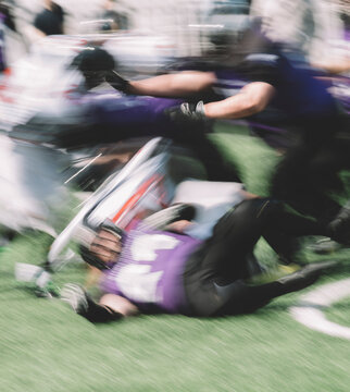 Football players action