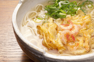 かき揚げうどん