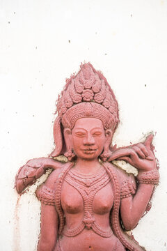 Devata Relief on the Wall