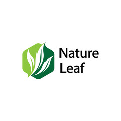 leaf logo design vector for nature symbol template editable,Green leaf logo ecology nature element vector icon.