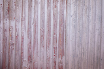 An old corrugated iron shed