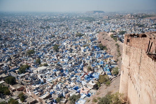Views of Jodphur and the fort, India