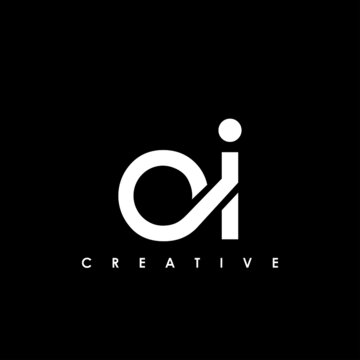 OI Letter Initial Logo Design Template Vector Illustration