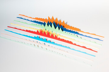 Diagonal diagrams on white