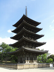 世界遺産の興福寺五重塔