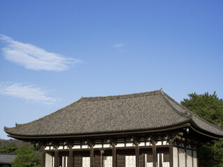 Fototapeta na wymiar 世界遺産の興福寺東金堂