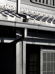 Obraz premium 奈良町の和風建築物