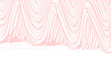 Grunge texture. Distress pink rough trace. Fancy b