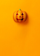 Bright halloween pumpkin. Backgrounds, posters, greeting cards, etc.　明るいデザインのハロウィンのカボチャ。背景、ポスター、グリーティングカードなど