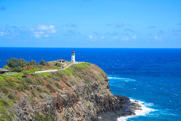 Fototapeta na wymiar Kilauea Lighthouse, Kauai, Hawaii