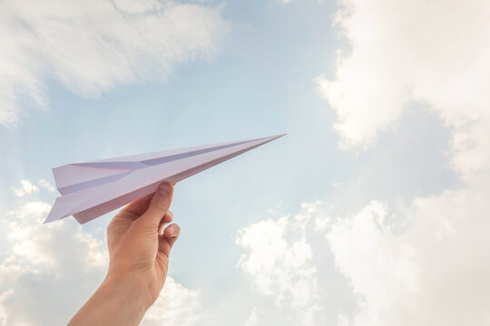 Aiming high with a paper plane