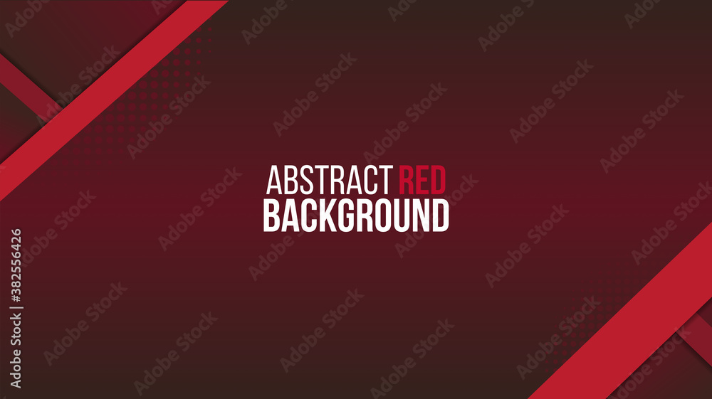 Aufkleber abstract red background gradient design with geometric composition.futuristic minimal pattern place 