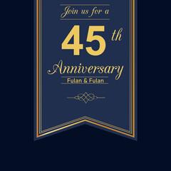 Years Anniversary Celebration Vector Template Design Illustration