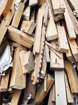 Planks of wood