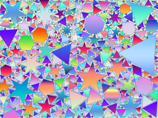 stars background rainbow 