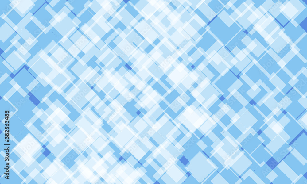 Aufkleber abstract blue background with random rhombuses.
