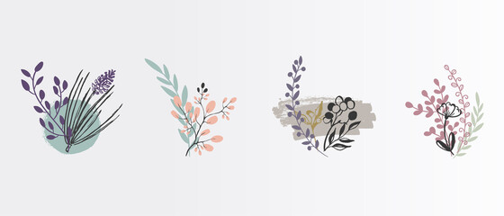 Cute floral background