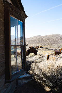 Creepy Ghost Town from the Gold Rush