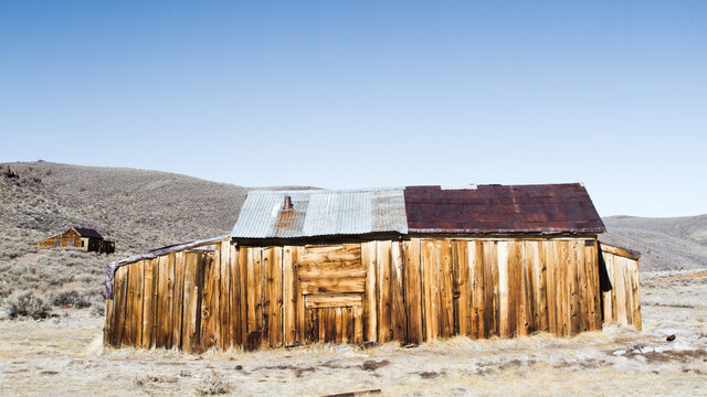 Creepy Ghost Town Building from the Gold Rush