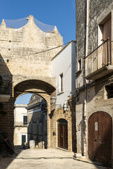 La vieille ville de Mesagne dans la région des Pouilles en Italie