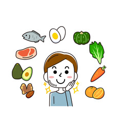 肌に良い食べ物と男性