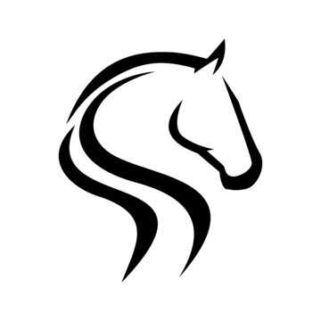 This is a Horse Silhouette clip art , can be used as element of various designs such as logo, banner, icon etc.
