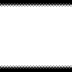 White and black pattern pixel art. Vector background.