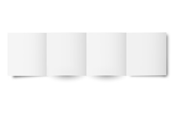 Brochure template on white background.