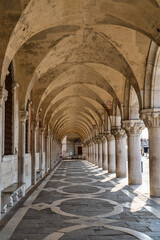 Fototapeta na wymiar Venice with Doge palace on Piazza San Marco in Italy