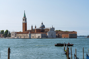 The church and monastery at San Giorgio Maggiore in the lagoon of Venice, Italy