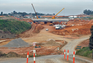 Road construction in Australia