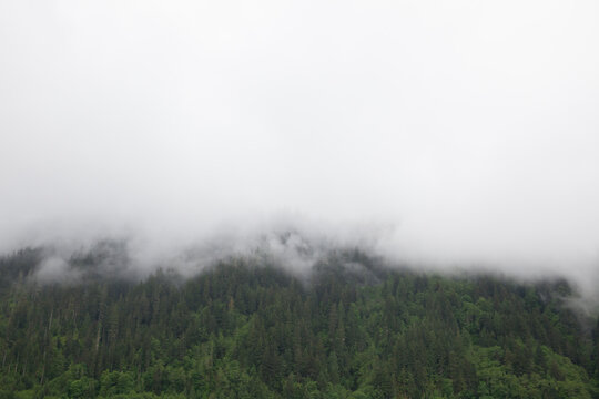 Fog Above A Mountain
