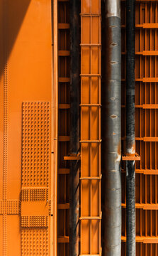 Industrial steel structure with pipes /abstract patterns and designs