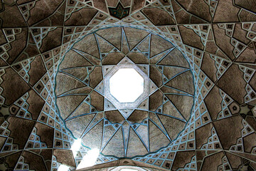 detail of the ceiling of a mosque