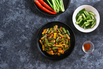 Korean style cucumber kimchi