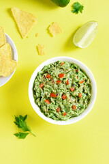 Guacamole dip in bowl