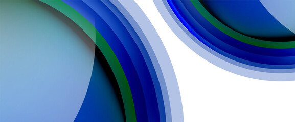 Circles and bubbles abstract background. Fluid liquid round shapes for web banner, app or poster