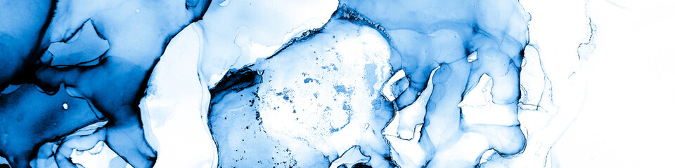 Abstract Blue and White Design. Creative Cerulean