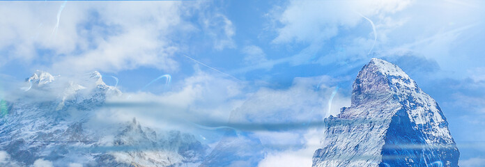 Hiking In The Mountains winter