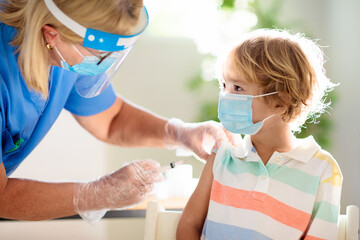Coronavirus vaccination. Covid-19 vaccine.