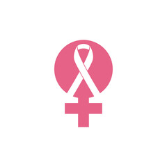 Breast cancer awareness graphic design template