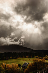 Fototapeta premium Farm in Norway